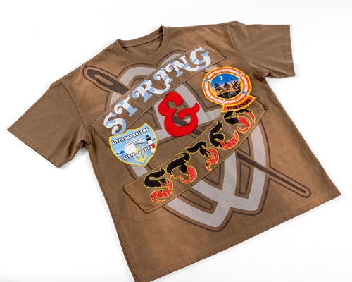 Brown Washed Dreams & Nightmares Tee