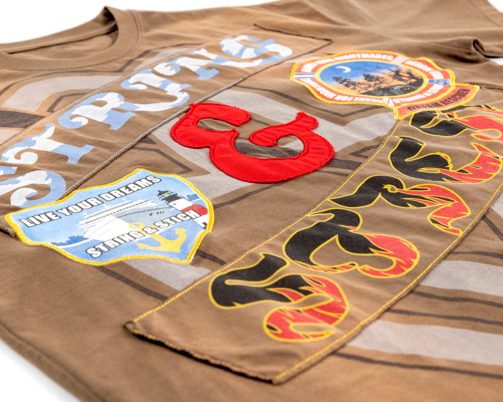 Brown Washed Dreams & Nightmares Tee