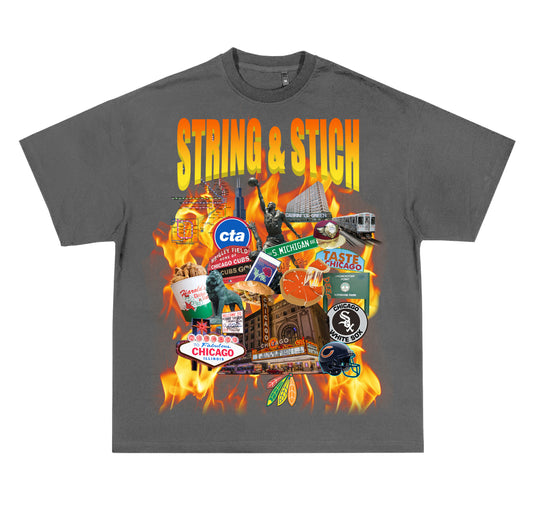 Chicago Collage Tee