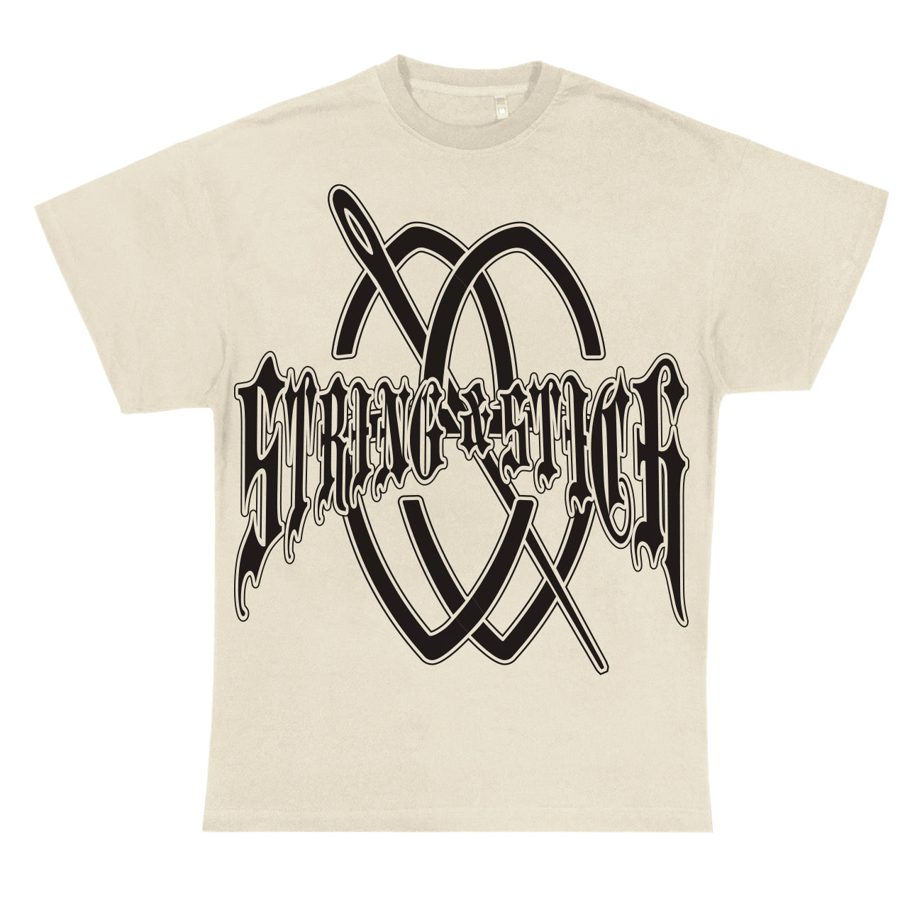 SCRIPT TEE BLACK