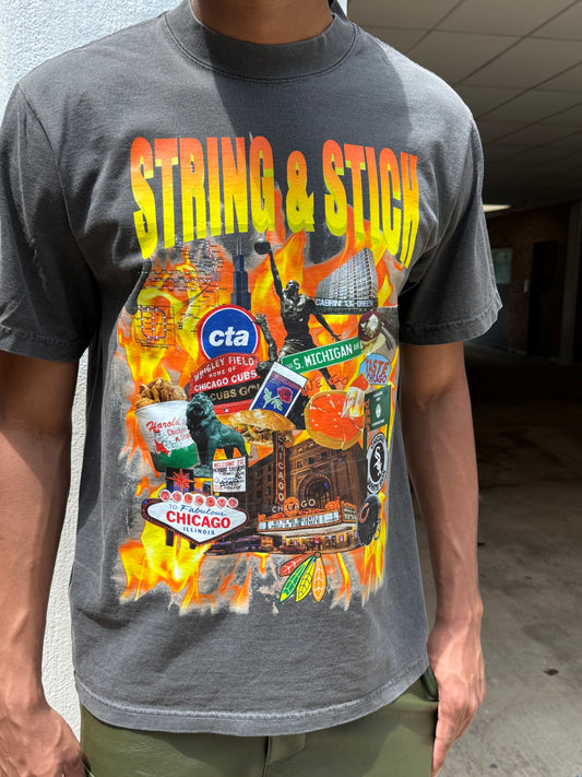 Chicago Collage Tee