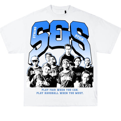 Play Hardball Tee - Black/Blue